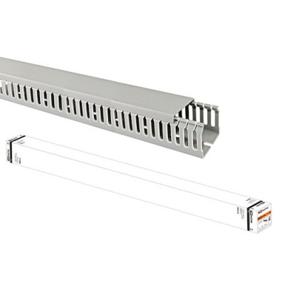 Кабель-канал перфорированный 40х40 перфорация 6/8 TDM (36 м) Кабель-канал перфорированный 40х40 перфорация 6/8 TDM (36 м)