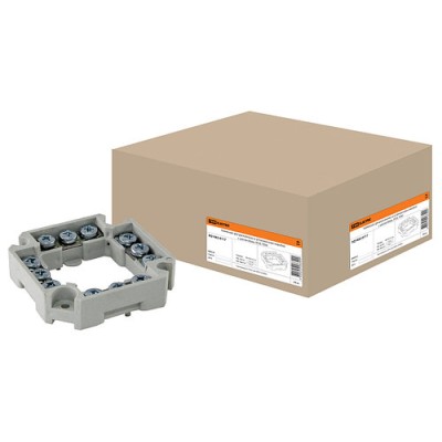 Клеммник для распаячных и установочных коробок с шагом 60мм, IP20, TDM Клеммник для распаячных и установочных коробок с шагом 60мм, IP20, TDM