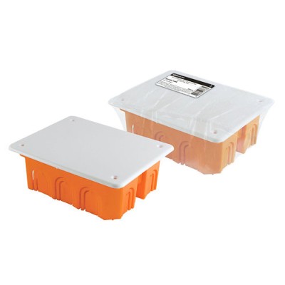 Распаячная коробка СП 120х92х45мм, крышка, IP20, инд. штрихкод, TDM Распаячная коробка СП 120х92х45мм, крышка, IP20, инд. штрихкод, TDM