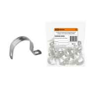 Скоба металлическая однолапковая с внутр. d 21-22 мм (100шт) TDM