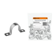 Скоба металлическая 2-х лапковая с внутр. d 21-22 мм (100шт) TDM