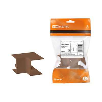 Внутренний угол КМВ 40х16 бук (4 шт./комп.) TDM Внутренний угол КМВ 40х16 бук (4 шт./комп.) TDM