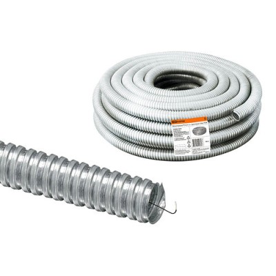 Металлорукав РЗ-Ц-Х 12 с протяжкой (50м) TDM Металлорукав РЗ-Ц-Х 12 с протяжкой (50м) TDM