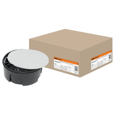 Монтажная коробка У195 СП D75х30мм, крышка, TDM Монтажная коробка У195 СП D75х30мм, крышка, TDM