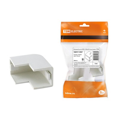 Внешний угол КМН 100х40 (2 шт./комп.) TDM Внешний угол КМН 100х40 (2 шт./комп.) TDM