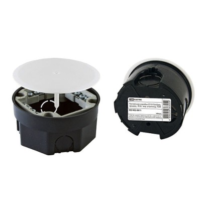 Распаячная коробка СП D73х42мм, крышка, IP20, инд. штрихкод, TDM Распаячная коробка СП D73х42мм, крышка, IP20, инд. штрихкод, TDM