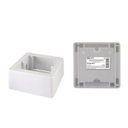 Коробка установочная ОП 88х88х44 мм, универсальная, подъемная, белая, IP20, инд. штрихкод TDM