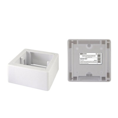 Коробка установочная ОП 88х88х44 мм, универсальная, подъемная, белая, IP20, инд. штрихкод TDM Коробка установочная ОП 88х88х44 мм, универсальная, подъемная, белая, IP20, инд. штрихкод TDM