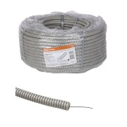 Труба гофрированная ПВХ d 16 с зондом (100 м) тяжелая TDM