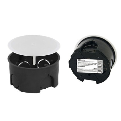 Распаячная коробка СП D103х50мм, крышка, IP20, инд. штрихкод, TDM Распаячная коробка СП D103х50мм, крышка, IP20, инд. штрихкод, TDM