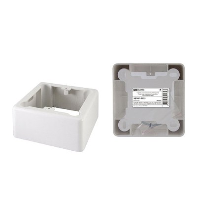 Коробка установочная ОП 85х85х42 мм, 1-местная, подъемная, белая, IP20, инд. штрихкод TDM Коробка установочная ОП 85х85х42 мм, 1-местная, подъемная, белая, IP20, инд. штрихкод TDM