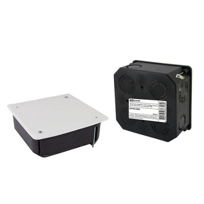 Распаячная коробка СП 115х115х45мм, крышка, метал. лапки, IP20, инд. штрихкод, TDM Распаячная коробка СП 115х115х45мм, крышка, метал. лапки, IP20, инд. штрихкод, TDM