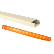 Кабель-канал 20х10 слоновая кость (100м) TDM