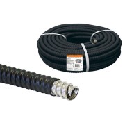 Металлорукав в ПВХ-изоляции РЗ-Ц-П d 8 черный без протяжки (50м) TDM