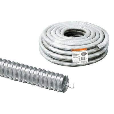 Металлорукав РЗ-Ц-Х 18 с протяжкой (50м) TDM Металлорукав РЗ-Ц-Х 18 с протяжкой (50м) TDM