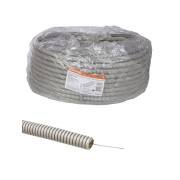 Труба гофрированная ПВХ d 20 с зондом (100 м) тяжелая TDM