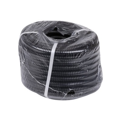 Труба гофрированная ПНД d 16 с зондом (25 м) легкая черная TDM Труба гофрированная ПНД d 16 с зондом (25 м) легкая черная TDM