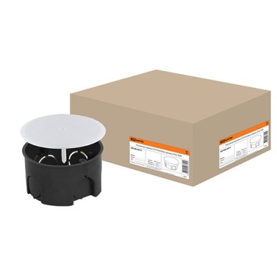 Распаячная коробка СП D103х50мм, крышка, IP20, TDM Распаячная коробка СП D103х50мм, крышка, IP20, TDM