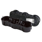 Установочная коробка СП 3-х местная, 212х70х45мм, саморезы, IP20, инд. штрихкод, TDM