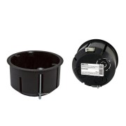 Установочная коробка СП D73х45мм, саморезы, метал. лапки, IP20, инд. штрихкод, TDM