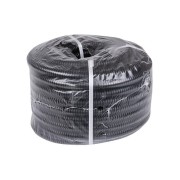 Труба гофрированная ПНД d 20 с зондом (25 м) легкая черная TDM