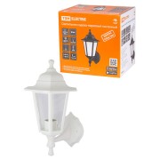 Светильник садово-парковый НБУ 06-60-001 шестигранник, настенный, пластик, белый TDM