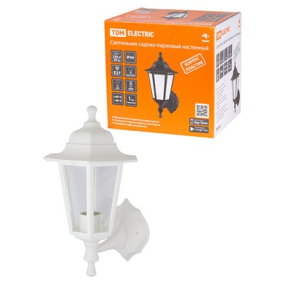 Светильник садово-парковый НБУ 06-60-001 шестигранник, настенный, пластик, белый TDM Светильник садово-парковый НБУ 06-60-001 шестигранник, настенный, пластик, белый TDM