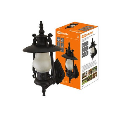 Светильник садово-парковый "Кантри" 60 Вт, вверх, матовое/черный, Е27, TDM Светильник садово-парковый "Кантри" 60 Вт, вверх, матовое/черный, Е27, TDM