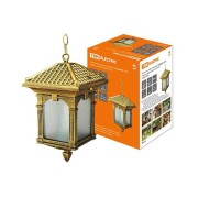 Светильник садово-парковый "Самурай" 60 Вт, подвес, шагрень/бронза, Е27, TDM