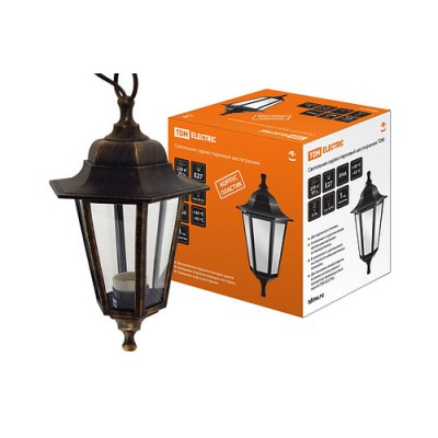 Светильник садово-парковый НСУ 06-60-001 шестигранник, подвес, пластик, бронза TDM Светильник садово-парковый НСУ 06-60-001 шестигранник, подвес, пластик, бронза TDM