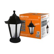 Светильник садово-парковый НТУ 06-60-001 шестигранник, напольный, пластик, расс.пластик, черный TDM