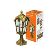 Светильник садово-парковый "Братья Гримм" 100 Вт, стойка, шагрень/бронза, Е27, TDM