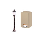 Светильник Прага Эл-11-73-100М 60 Вт Е27 напольный на стойке h-1.0 м медь TDM