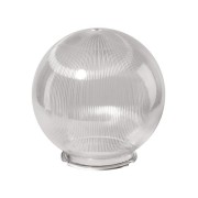 Рассеиватель шар ПММА 250 мм прозрачный призма (байонет 145 мм) TDM
