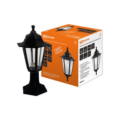 Светильник садово-парковый НТУ 06-60-001 шестигранник, стойка, пластик, черный TDM Светильник садово-парковый НТУ 06-60-001 шестигранник, стойка, пластик, черный TDM