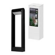 Светильник садово-парковый LED, Аура, H500 мм, 6 Вт, 3000 K, алюм./черн., IP65, TDM