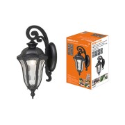 Светильник садово-парковый "Вена" 60 Вт, вниз, алюм., прозрачное/черный, Е27, TDM