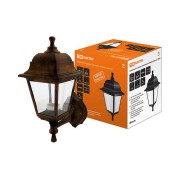 Светильник садово-парковый НБУ 04-60-001 четырехгранник, настенный, пластик, медь TDM