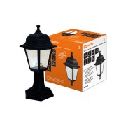 Светильник садово-парковый НТУ 04-60-001 четырехгранник, стойка, пластик, черный TDM