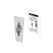 Стекло матовое с зеркальным рисунком "Вихрь" (комплект 6 шт.) для светильников НБУ, НТУ, НСУ шестигранник TDM