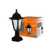 Светильник садово-парковый НТУ 06-60-001 шестигранник, стойка, пластик, расс.пластик, черный TDM