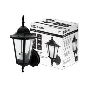 Светильник 6060-01Р садово-парковый шестигранник, 60 Вт, вверх, черный, в разборе, Ч/Б, TDM