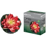 Светильник "Кувшинка розовая" на солнечных батареях, меняет цвет, водный, TDM