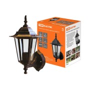 Светильник 6060-11 садово-парковый шестигранник, 60Вт, вверх, бронза TDM