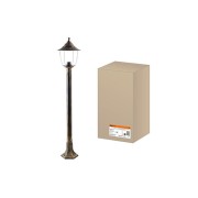 Светильник Прага Эл-11-73-125Б 60 Вт Е27 напольный на стойке h-1.25 м бронза, прозрачный плафон TDM