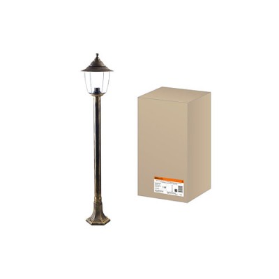 Светильник Прага Эл-11-73-125Б 60 Вт Е27 напольный на стойке h-1.25 м бронза, прозрачный плафон TDM Светильник Прага Эл-11-73-125Б 60 Вт Е27 напольный на стойке h-1.25 м бронза, прозрачный плафон TDM