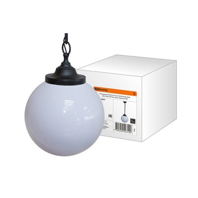 Светильник НСБ 02-60-251 УХЛ4 60 Вт, IP40, шар опал 250 мм, цепь черная TDM Светильник НСБ 02-60-251 УХЛ4 60 Вт, IP40, шар опал 250 мм, цепь черная TDM