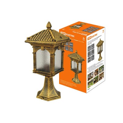 Светильник садово-парковый "Самурай" 60 Вт, стойка, шагрень/бронза, Е27, TDM Светильник садово-парковый "Самурай" 60 Вт, стойка, шагрень/бронза, Е27, TDM