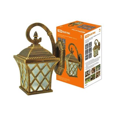 Светильник садово-парковый "Прованс" 100 Вт, вниз, шагрень/бронза Е27, TDM Светильник садово-парковый "Прованс" 100 Вт, вниз, шагрень/бронза Е27, TDM