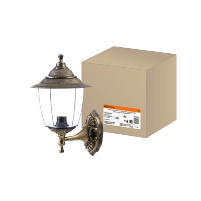 Светильник Прага Эл-11-71Б 60 Вт Е27 настенный вверх бронза, прозрачный плафон TDM Светильник Прага Эл-11-71Б 60 Вт Е27 настенный вверх бронза, прозрачный плафон TDM